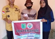 Kades Suka Makmur Salurkan BLT-DD Tahap 1 Bulan Januari-Maret 2023 Sebanyak 23 KPM