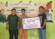 Kades Keramat Jaya Salurkan BLT-DD Tahap 2 Bulan April-Juni Sebanyak 42 KPM Pada Keluarga Kurang Mampu