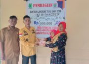 Kades Ringin Agung Salurkan BLT-DD Tahap 2 Bulan April-Juni Sebanyak 33 KPM Pada Keluarga Kurang Mampu