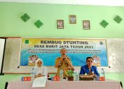 Pemdes Bukit Jaya Adakan Kegiatan RDS Dan Rembung Stunting