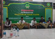 Pemdes Lubuk Harjo Dan Ponpes Mafatihul Huda Adakan Santunan Anak Yatim
