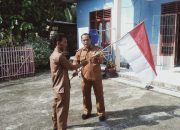 Pemdes Desa Sugi Raya Adakan Kegiatan Gerakan Pembagian Bendera Kepada Masyarakat Desa