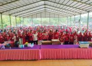 Pemdes Lumpatan II Dalam Memyambut HUT RI Ke 78 Adakan Kegiatan Jalan Santai Bersama Warga