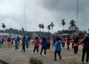 Pemdes Ringin Agung Adakan Kegiatan Senam Sehat Bersama PKK Desa