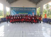 Dalam Menyambut HUT RI Ke 78 Tahun Pemdes Mulya Jaya Bersama TP PKK Desa Adakan Lomba Senam Ibu-ibu Desa