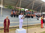 Memperingati HUT RI Ke-78 Pemdes Buki Jaya Laksanakan Upacara Bendera 17 Agustus