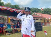 Pemdes Teluk Kijing 1 Memperingati HUT RI Ke-78 Laksanakan Upacara Bendera 17 Agustus