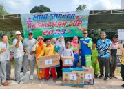 Pemdes Kasmaran Dalam Memeriahkan HUT RI Ke 78 Tahun Adakan Kegiatan Jalan Santai Dan Senam Sehat Bersama