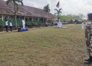 Memperingati HUT RI Ke 78 Pemdes Karya Mukti Laksankan Upacara Bendera