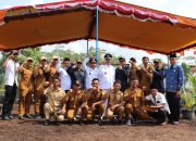Memperingati HUT RI Ke-78 Dua Desa Di Lalan Laksanakan Upacara Bendera 17 Agustus Bersama