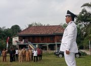 Pengibaran Bendera Merah Putih Di Desa Lubuk Buah Dalam Rangka Upacara Bendera Memperingati HUT RI Ke 78 Tahun
