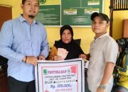 Kades Bumi Agung Salurkan BLT-DD Tahap III Bulan September 2023 sebanyak 30 KPM Pada Keluarga Kurang Mampu