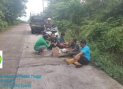 Pemdes Suka Makmur Adakan Kegiatan Gotong Royong Bersama Warga Dalam Penyambutan Kunker Pj Bupati Muba