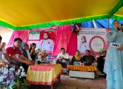 Hj Lucianty SE Hadir Di Kontes Dangdut Dalam Kampanye Terbatas Di Desa Kertajaya Kecamatan Sungai Keruh