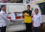 Pemdes Cinta Damai Adakan Pengadaan Mobil Ambulans Berasal Dari Dana APBN