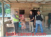 Jum’at barokah Polsek Keluang giat bakti sosial bagikan sembako