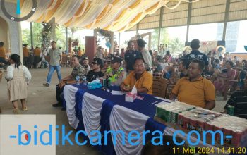 Polsek sangga desa himbau warga tertib pesta hajatan rakyat