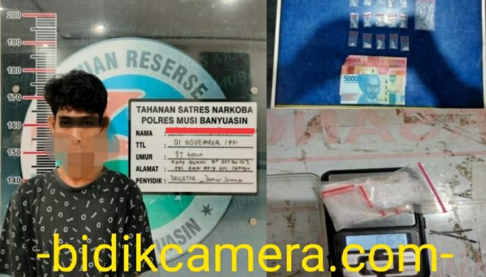 Satres Narkoba Polres Muba amankan terduga pengedar Narkoba