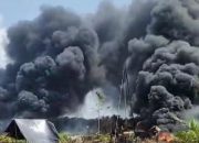 Kebakaran Sumur minyak kembali terjadi,Kapolda Sumsel Pinta SKK migas tutup secara permanen sumur-sumur minyak Illegal