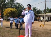 Pemdes Bumi Agung Laksanakan Upacara Pengibaran Bendera Merah Putih Dalam Rangka Memperingati HUT RI Ke 79 Tahun