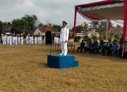 Pengibaran Bendera Merah Putih Desa Lubuk Harjo Dalam Rangka Upacara Bendera Memperingati HUT RI ke 79 Tahun 2024