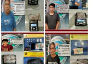 Giat Muba BERSINAR,Sat Res Narkoba Polres Muba amankan 4 pengedar dari tempat yang berbeda.
