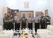 Eratkan Sinergitas TNI Polri, Karo Provoost Divpropam Polri Silaturahmi ke Pangdam II Sriwijaya