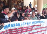 Unjuk rasa jilid III Gerbrakk Sriwijaya Muba turunkan 500 massa.