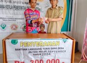 Pemdes Karang Rejo Salurkan BLT-DD Bulan Juni – September Tahun 2024 Kepada 5 KPM