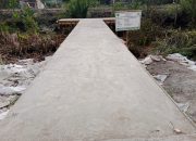 Pemdes Mulya Agung Adakan Pembangunan Tambatan Perahu (Dermaga)