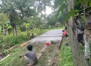 Pemdes Lais Utara Laksanakan Kegiatan Pembangunan Jalan Desa Cor Beton