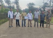 Pemdes Suka Damai Laksanakan Pembangunan Jalan Desa Dengan Cor Beton