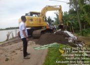 Gorong-Gorong Jebol Dinas PUPR Muba Turunkan Alat Berat