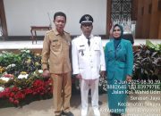 Eka Saprullah Z. Resmi Di Lantik Bupati Muba H. M. Toha Sebagai Kades Tanjung Kerang Periode Tahun 2025-2028