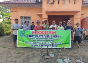 Pemdes Madya Mulya Laksanakan Padat Karya Tunai Pembuatan Parit