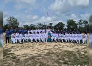 Pemdes Berlian Jaya Gelar Upacara HUT RI Ke-80