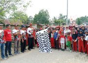 HUT Kemerdekaan RI Ke-80 Pemerintah Desa Lubuk Harjo Adakan Kegiatan Jalan Santai