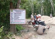 Penyerapan Dana Desa Tahun 2024 Pemdes Tanah Abang Bangun jalan Cor Beton