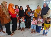 TP-PKK Desa Karang Mukti Melaksanakan Posyandu Balita Dan Berikan Makanan Tambahan