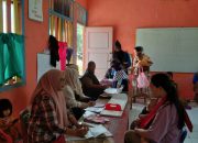 TP-PKK Desa TAT Melaksanakan Posyandu Balita Dan PMT