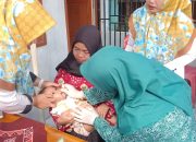 Pemdes Rantau Kasih Melalui TP-PKK Laksanakan Kegiatan Posyandu Balita Dan PMT