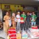 PT.SKM Salurkan Bantuan 320 Paket Sembako Dan Air Bersih Kepada Warga Terkait Dugaan Pencemaran Sungai Di Suka Maju